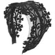 thumbnail image 1 of Diadema ancha de encaje para mujer, tocado de encaje, diadema de fiesta, tocado, 1 of 5