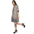 thumbnail image 4 of Moomaya Robe Courte de Caftan de Plage, Robe de Couverture Imprimée, Kaftan pour Femmes, Tenue de Plage, Couverture, 4 of 4