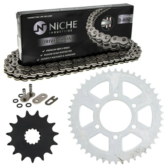 Niche Sprocket Chain Set for Kawasaki Vulcan S 15/46T 520 O-Ring Motorcycle MK1004517