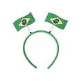 thumbnail image 2 of Diadema con lazo con la bandera de la Copa del Mundo de EE. UU., Canadá y México, decoración para fiestas de fanáticos, diadema con bandera, diadema de plástico, 2 of 6