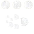 thumbnail image 4 of 7x Pegatinas de pared de espejo acrílico Calcomanías de pared de peces Murales decorativos creativos Decoración de arte de pared para pasillos,, 4 of 8