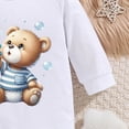 thumbnail image 5 of CAUYDY Newborn Gift for Baby Boy 0-3M 6-9M 12-18M Preemie Girl Clothing Infant Long Sleeve Loungewear Fall Winter Bodysuit Romper Sizes 12-18 Months,Beige, 5 of 6