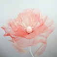 thumbnail image 6 of Silk Yarn Artificial Flower New Mariage Decor 50cm Fake Flower Wedding Party Giant Gauze Three-dimensional Flower（white）, 6 of 8