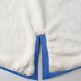 thumbnail image 6 of Women's Winter Parka Coats Soft Fleece Sherpa Lined Drawstring Snow Jacket With Hood Blue S, 6 of 7