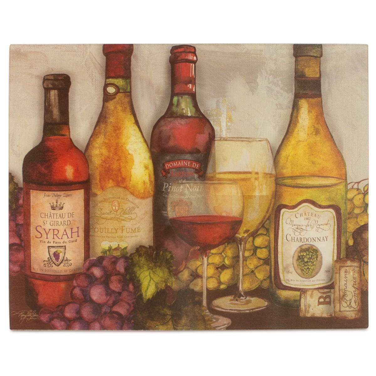 CounterArt Glass Cutting Board 12x15 Decorative for Kitchen Farmhouse