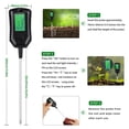 thumbnail image 4 of Multifunctional High Accurancy Soil PH Tester Soil Moisture/PH/Temperature Sunlight Intensity Testers Garden Planting Soil Detector, 4 of 8