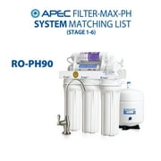APEC 90 GPD Complete Replacement Filter Set for ULTIMATE Series Alkaline Reverse Osmosis Water Systems (FILTER-MAX-PH) Water Filter
