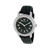Ladies Black Leather Watch