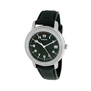 Ladies Black Leather Watch