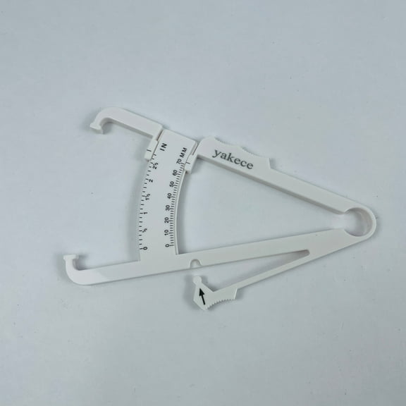 yakece Body Fat Caliper with Body Fat Percentage Measure Chart