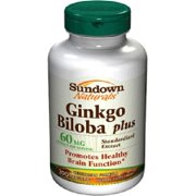 Sundown Naturals Ginkgo Biloba Plus 60Mg Standardized Tablets - 200 Ea