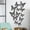 Black, variant on Moocorvic 12PCS 3D Metal Texture Hollow Butterfly Wall Sticker