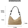 thumbnail image 2 of Beach Tote Bags for Women, Summer Slouchy Hobo Shoulder Crossbody Bag Womens Boho Purses and Handbags, 2 of 6