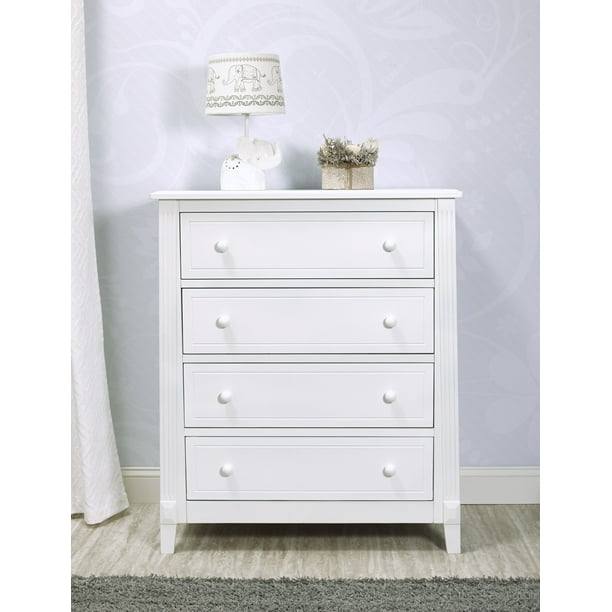 Sorelle Berkley 4 Drawer Chest White Walmart Com Walmart Com