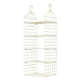 thumbnail image 2 of A Hanging Basket,Hanging Closet Shelves Closet Organizing Shelves Clothes Rack Foldable Storage Shelves Locker Shelf Foldable Garment Rack Coat Hangers Wardrobe Storage Items, 2 of 6