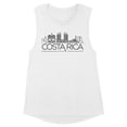 thumbnail image 1 of Skyline Costa Rica Women's Muscle Tank Large White, 1 of 5
