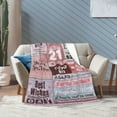 thumbnail image 7 of Happy 21st Birthday Blanket Gifts For Kids Adults - Lightweight Throw Blanket For Bedroom Living Room Decor Soft Fuzzy Fleece Cozy Plush Bed Couch 40"X30", 7 of 7