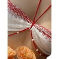 thumbnail image 5 of Coduop Women's Short Vest Tops Sleeveless Halter Neck Beaded Casual Vest Crop Tops + Arm Sleeves, 5 of 6