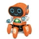 thumbnail image 1 of Juguetes Musicales Para Bebés, Robot De Baile Naranja, Robot Inteligente Giratorio, Juguete Eléctrico Multifuncional Con Reproductor De Música Y Luz Led Yuarrent FN003512-02, 1 of 6