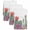Off White, variant on Cactus Tropical Watercolor Kitchen Towels Set of 3, Grey Wooden Summer Absorbent Dish Towels for Kitchen, Microfiber Hand Towel, Quick Drying Tea Towel for Cleaning Decorative Dishcloths