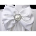 thumbnail image 4 of 1Pieza Cesta Beige de Muchamucha de Flores de Satén + 1Pieza Almohadilla Beige de de Boda Decoración para Boda Sunnimix Almohada de portador de anillo de cesta, 4 of 8