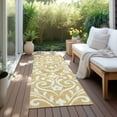thumbnail image 6 of Addison Rugs Chantille Indoor/Outdoor Transitional Floral Gold Washable Runner Rug, 2'3" x 7'6", 6 of 6