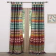 thumbnail image 2 of Global Trends Santa Fe Tab Top Curtain Panels, 4 Piece Set, 84" long x 42" wide (x2), 2 of 7