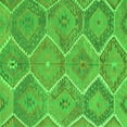 thumbnail image 1 of Ahgly Company Indoor Square Southwestern Green Country Area Rugs, 6' Square, 1 of 1
