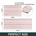thumbnail image 7 of Pink Floral and Lace Pattern Kitchen Rugs Sets Of 2,Anti Fatigue Kitchen Mat Rugs Non Slip Washable,Decorative Kitchen Floor Mats for Kitchen,Sink,Laundry,17"x30"+17"x47", 7 of 7