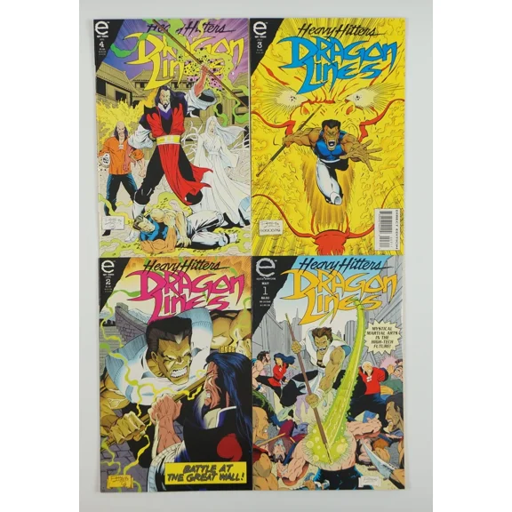 Dragon Lines #1-4 VF/NM complete series Heavy Hitters ; Epic