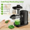 thumbnail image 6 of Gymax Horizontal Juicer Machine Cold Press Slow Masticating Juice Extractor Black, 6 of 10
