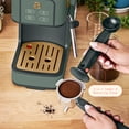 thumbnail image 5 of Beautiful Slim Espresso Machine with 20-Bar Pressure, Thyme Green by Drew Barrymore, 5 of 22