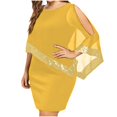 thumbnail image 1 of Vestidos de fiesta De calidad y hermoso, 2022 Nuevo Estilo Irregular Lentejuelas Costuras De Gran Tamaño Elegante vestidos mujer, vestidos de novia cómodo y de alta calidad de banquetpangjing, 1 of 4