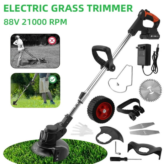 TASHHAR Electric Grass String Trimmer Cordless Weed Eater Lawn Edger Weed Wacker Cutter
