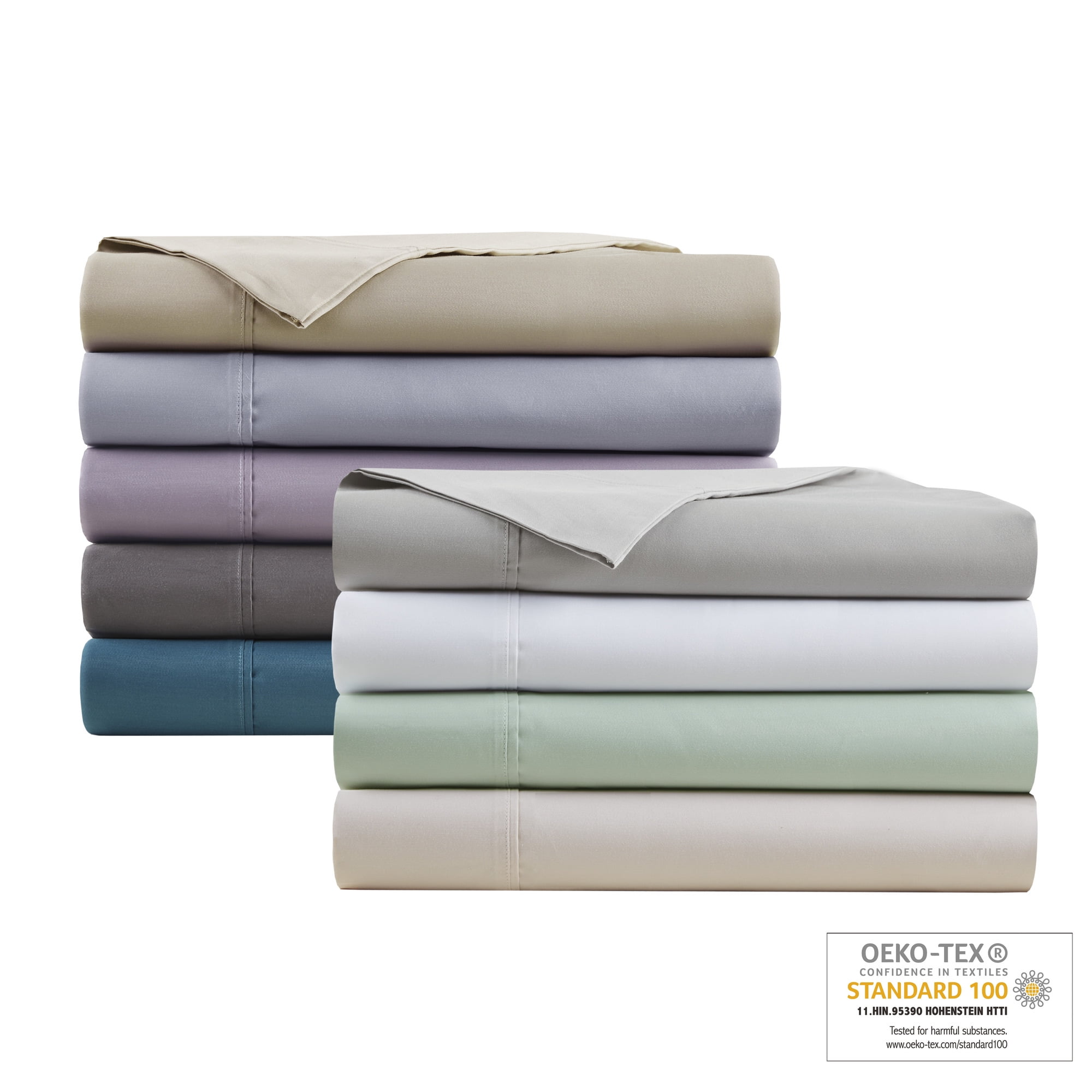 Beautyrest 600 Thread Count Blue Cooling Cotton Blend 4 PC Sheet Set, King