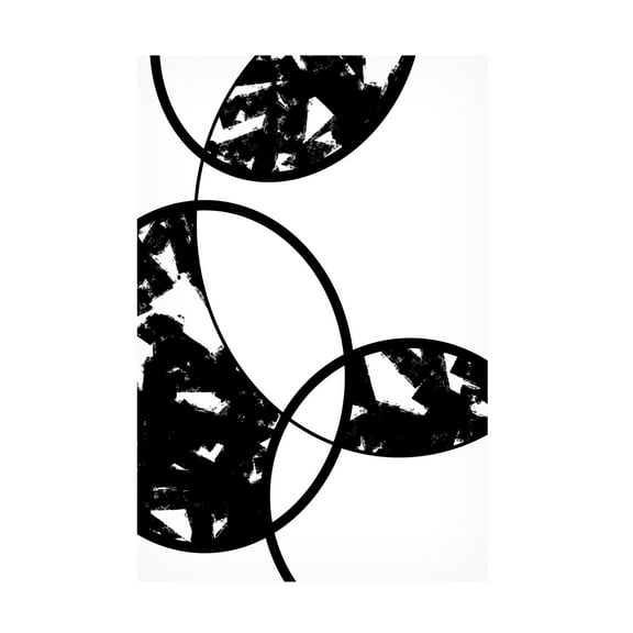 Canvas Wall Art - Pictufy Studio Ii 'Bubbles' Wall Art for Living Room, Bedroom, or Office Décor by Trademark Fine Art - 12 x 19 Inches