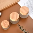 thumbnail image 5 of 1PC Round Glass Jars with Leakproof lids Empty Glass Sample Jars for Makeup Face Cream Eye Cream Lip Balm Tool, 5 of 8