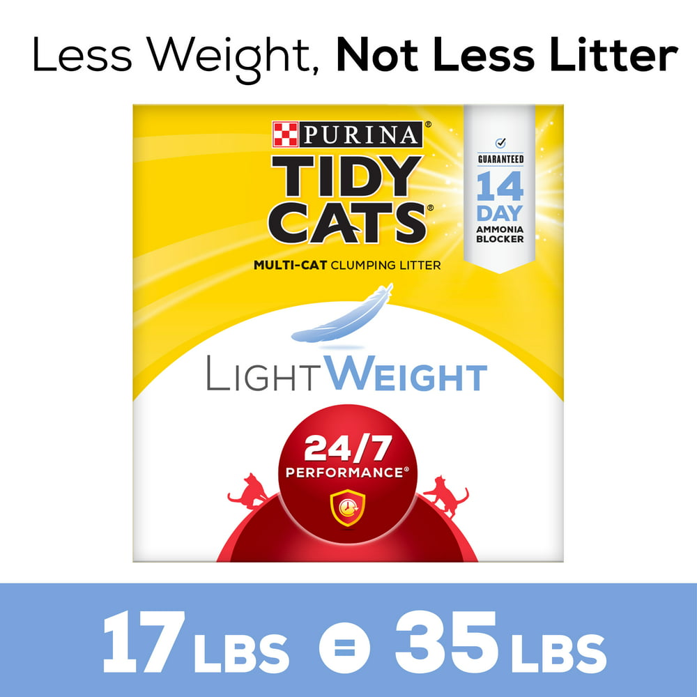 Purina Tidy Cats Lightweight Clumping Cat Litter, 24/7 Performance