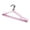 Pink, variant on LYCAQL Hangers for Clothes Upgraded Rubber Non Slip Clothes Hangers, Non Velvet Durable Clothing Hangers 15.7 Inches for Adults Clothes 20 Pack