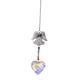 thumbnail image 1 of Elegantes colgantes de cristal en forma de gota que hacen campanillas de viento decorativas para jardín. Corazón, 1 of 9