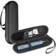 thumbnail image 1 of Estuche para cepillo de dientes eléctrico, de piel sintética, para lavado, funda protectora de EVA, color negro, para viaje infantil, práctico estuche de almacenamiento, duradero, higiénico, de piel s, 1 of 4