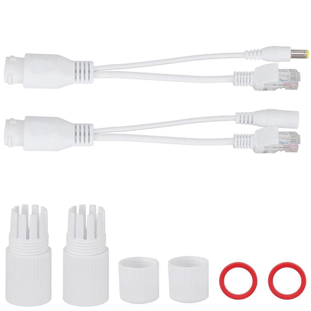Power Over Ethernet Pasivo Poe Adaptador Cable Divisor Inyector Impermeable 12V Scienceny AF000419-00
