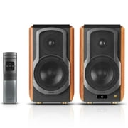 Edifier S1000W 120W Wireless Bluetooth Surround Sound Speakers, Wood, 2 Count