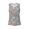 thumbnail image 4 of Lsque Colorful Llama Printed Workout Tank Tops for Women, Athletic Sports Tank Tops, Compression Sleeveless Dry Fit Shirts,Sleeveless Yoga Shirt-Large, 4 of 9
