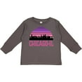 thumbnail image 3 of Inktastic Chicago Gifts Souvenirs for Kids Girls Long Sleeve Toddler T-Shirt, 3 of 5