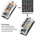 thumbnail image 5 of 2X 6 Way Fuse Block Blade Fuse Box with Negative Bus - ATC/ATO for Boat Yacht Vehicle Auto RV Car Trailer Truck SUV, 5 of 8