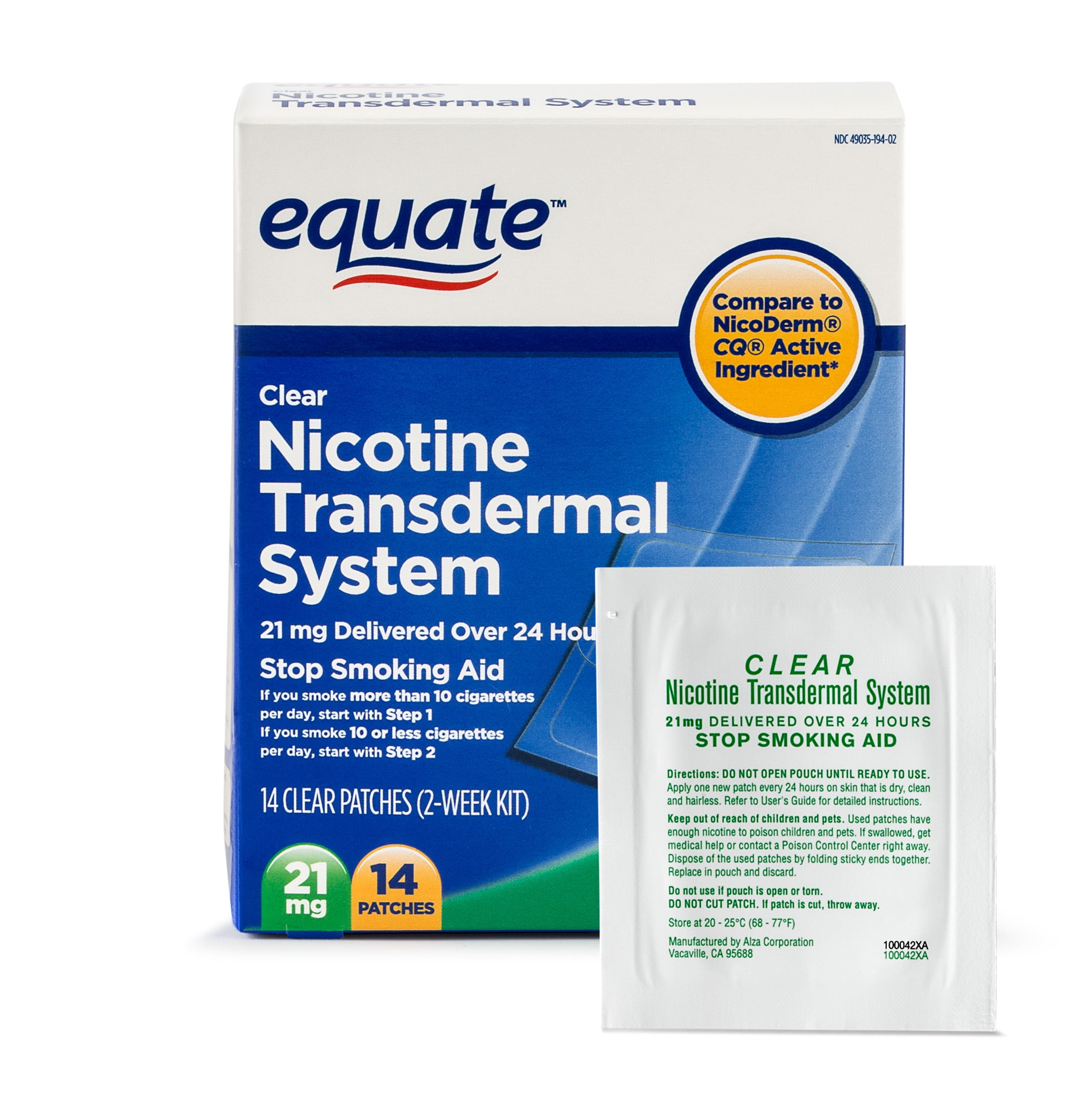 Clear mg. Nicotine Patches. Equate Nicotine купить.