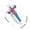 C, variant on Meitianfacai Magnetic Ejectable Carrot Knife Toys Stress Relief Toys
