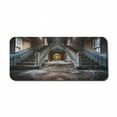thumbnail image 1 of Rustic Computer Mouse Pad, Destroyed Main Entrance Hallway of Ravaged Opera House with Symmetric Stairs Photo, Rectangle Non-Slip Rubber Mousepad X-Large, 35" x 15", Brown Beige, by Ambesonne, 1 of 2