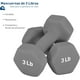 thumbnail image 2 of Set de 2 Mancuernas de Neopreno Bluelander de 3 lbs, 2 of 5